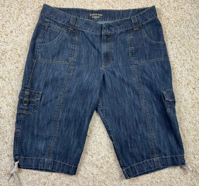  Pantalones cortos de jean Riders Copper para mujer talla 38x15 azul denim Foto 1 de 4