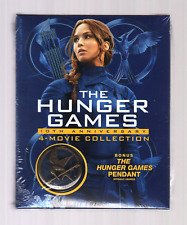 NEW! HUNGER GAMES 10TH ANNIVERSARY 4 MOVIE BLURAY COLLECTION PENDANT SHIPS FREE