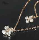 UNBRANDED Diamond 1.0ct Chain Necklace 42cm Pink Gold 18K 4561A