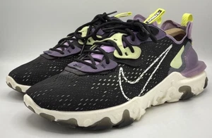Nike React Vision Dimsix Black Gravity Purple Volt CD4373-002 Trainers Size UK11 - Picture 1 of 11