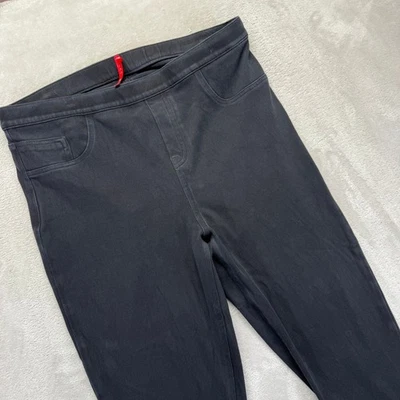 SPANX Pants Women's 1X Black Ponte Knit Jeggings Pull On Comfort Stretch Denim - Image 1 of 4