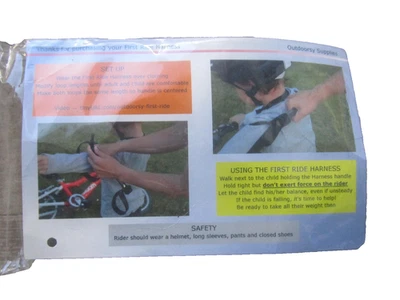 Arnés ajustable First Ride suministros para exteriores niños de 2 a 7 años paquete nuevo Foto 1 de 4