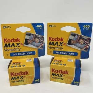 Kodak Max Versatility 400 Film 2 Rolls 24 Exp 35mm Ex 10/2006 All Conditions NOS - Picture 1 of 5