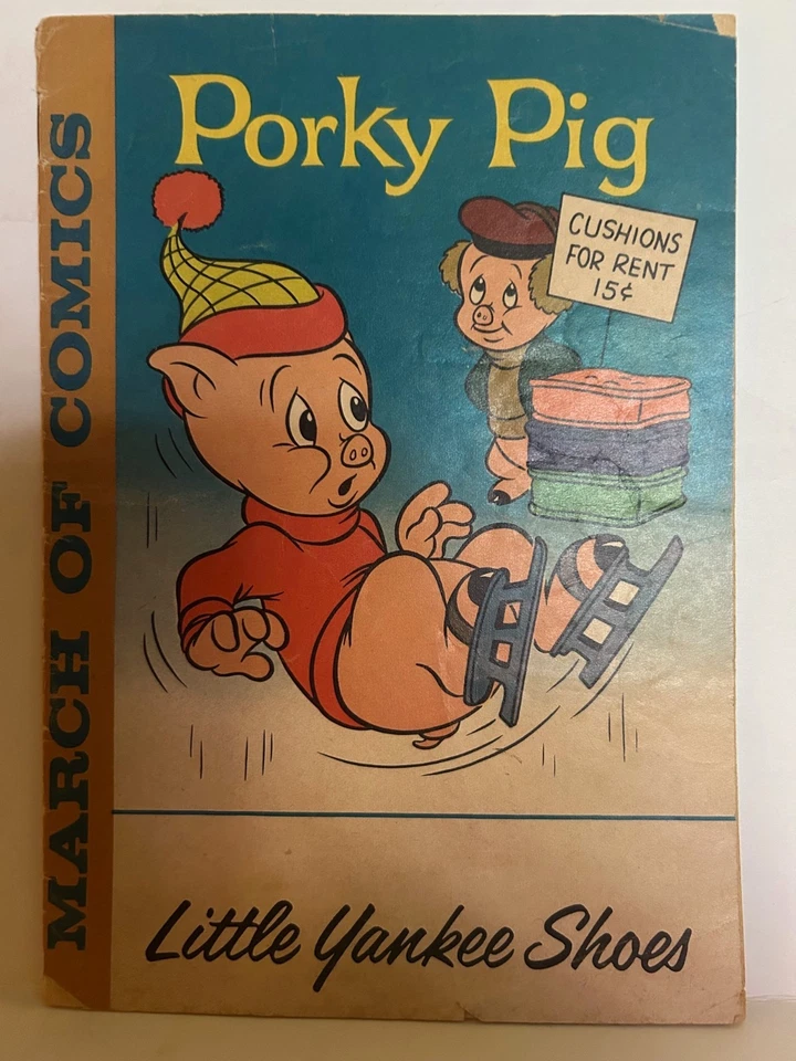 MARCH OF COMICS 209 PORKY PIG RARO GIVEAWAY PROMO LOONEY TUNES 1960 G - Imagem 1 de 1