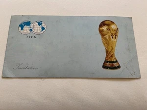 WC 1974 World Cup invitation FIFA ticket Frankfurt Germany Holland Poland - Picture 1 of 3