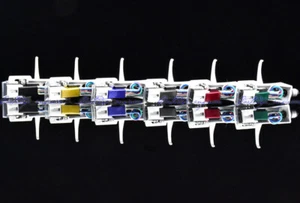 New 6pcs/lot MM cartridge + WHITE headshell assembly for TECHNICS/Audio-Technica - Picture 1 of 3