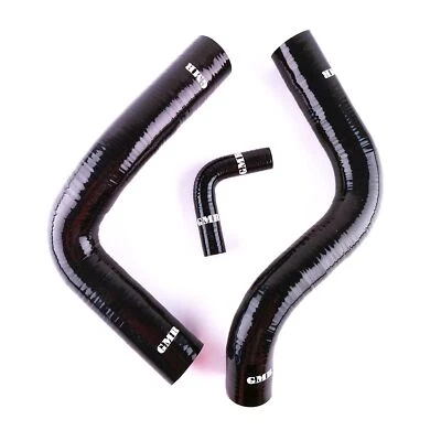 Fit 1964-1968 65 Ford MUSTANG Cobra SHELBY 289-302 Radiator Silicone Hose Black  - Image 1 of 4
