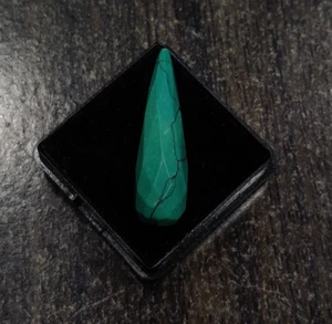 Natural Tibetan Turquoise Teardrop Gemstone-Genuine Turquoise Pear Shape Gemston - Picture 1 of 14
