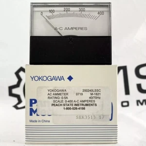 Yokogawa 250240LSSC AC Ammeter 0-400Amp Amperes - Picture 1 of 7