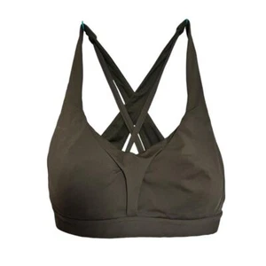 Lululemon Stash It All Bra Dark Olive Women's Size 8 Sports Training CrossFit - Picture 1 of 4