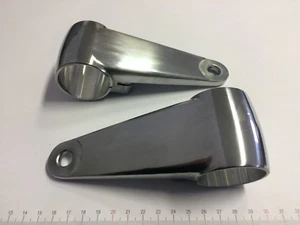 Lampenhalter Halter Scheinwerfer Alu poliert für R 100 R45 R50 R60 R65 R75 R80  - Bild 1 von 4
