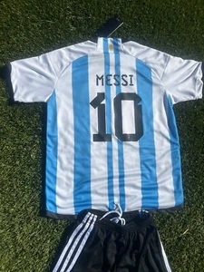 Messi #10 Argentina Youth kids large w-shorts. Brand New With Tags. - Picture 1 of 10
