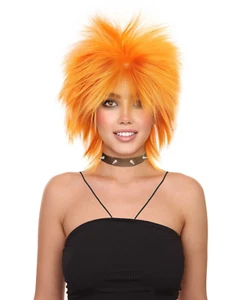 Funky Punk Pumpkin Wig HW-1241 (Adult) - Picture 1 of 9