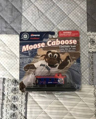 Mariners Train Car Moose Caboose Mascot Collectible Pepsi Padres 2005 Seattle Cover