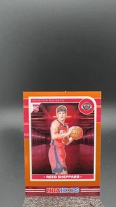 2024-25 Panini Hoops Reed Sheppard RC Orange Prizm Premium #/199 Rockets #8063AL - Picture 1 of 2