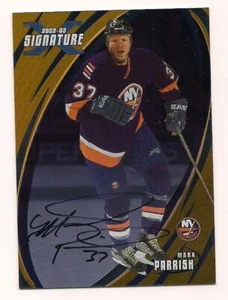 2002/3 Be A Player Gold Auto Mark Parrish New York Islanders - Picture 1 of 1
