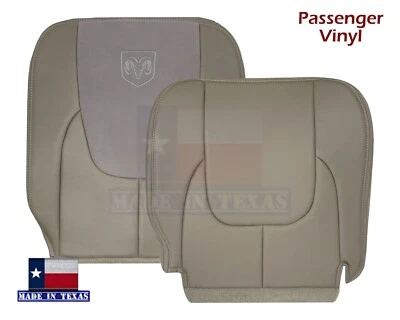 Capas de assento de carro de passageiros 2002 2003 para Dodge Ram 1500 2500 3500 ST Laramie bronzeadas - Imagem 1 de 4
