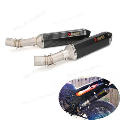 Silenciador silenciador tubo medio izquierdo puntas escape bmw f650gs f700gs f800gs f800gt Foto 1 de 4