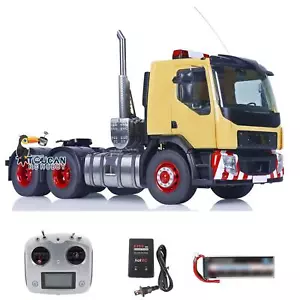 6x6 1/14 RC Traktor Truck LESU RTR Ferngesteuertes Auto Metall Chassis Sound Lichter - Bild 1 von 12