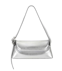 OSOI Folder Brot Silver – Schultertasche Leder gefaltet | FedEx - Bild 1 von 7