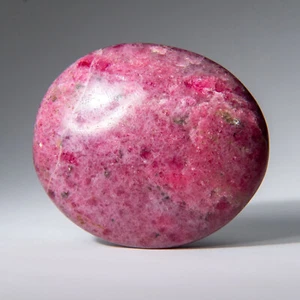 Piedra de palma de rodonita imperial genuina pulida (mediana) - Imagen 1 de 4