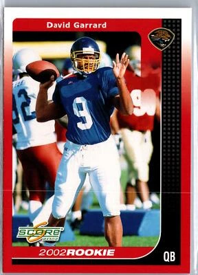 2002 Score David Garrard Rookie Card #257 Jacksonville Jaguars - Image 1 of 2