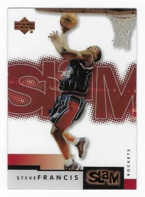 2000-01 Upper Deck Slam Steve Francis Houston Rockets #20 Acetate - Image 1 of 2