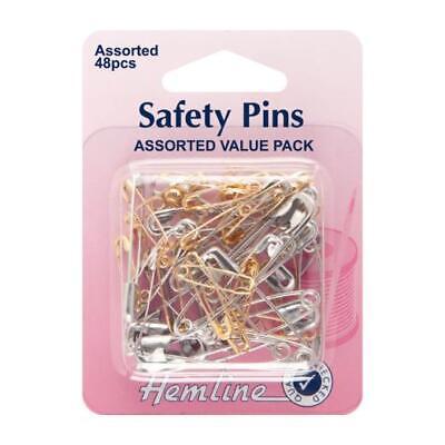 Hemline Safety Pins - Assorted H415.99 • 1.45€