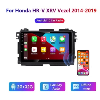 Navegación coche Android 13 con Bluetooth para Honda HR-V 2014-2019 Foto 1 de 4