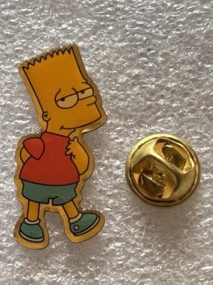 pin's the simpson Bart tv dessin animé bd signé 98 Fox Matt Groening - Photo 1/4