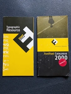 FontFont Type Catalogues 2000 Typography Resource Catalogs Type Specimens - Picture 1 of 11