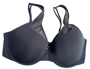 Nuovo reggiseno push-up Victorias Secret 36DD nero copertura completa con cinturino a rete - Foto 1 di 5