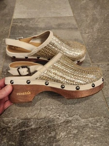 Anthropologie Gr. 6 Cubanas Lucky Slingback Pantoletten Clog Sandalen - Bild 1 von 8
