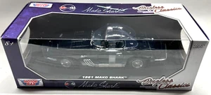 Chevrolet Corvette Mako Shark 1961 escala 1:18 Motor Max nuevo sellado en el Bos - Imagen 1 de 7