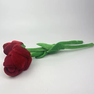 Plüsch Biegbar Rosen Valentinstag Geschenk Valentinstag 2er Set Rot Liebe Geschenk - Bild 1 von 13