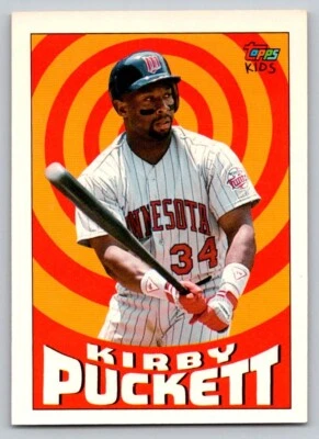 1992 Topps Kids - Kirby Puckett #109 - Image 1 of 2
