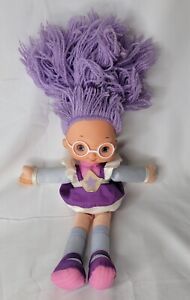 Vintage Rainbow Brite Shy Violet 10” Color Kids Doll 1983 Hallmark Plush Purple