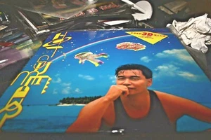 張國榮 hot summer LESLIE CHEUNG orig 1988 HONG KONG UK COLONY vinyl lp - Picture 1 of 6