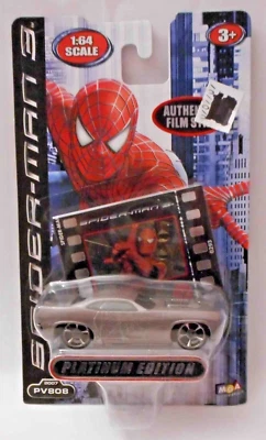 MGA 2006 Spider-Man 3 Edición Platino Diecast PV808 con Fotografía de Película - Nuevo en Paquete Foto 1 de 4