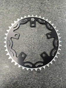 Snap BMX Products Series II Anello catena a 5 bulloni 110 mm - 43t nero - Foto 1 di 2