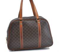 Authentic FENDI Zucchino Travel Bag Vinyl Leather Beige A6706 | eBay