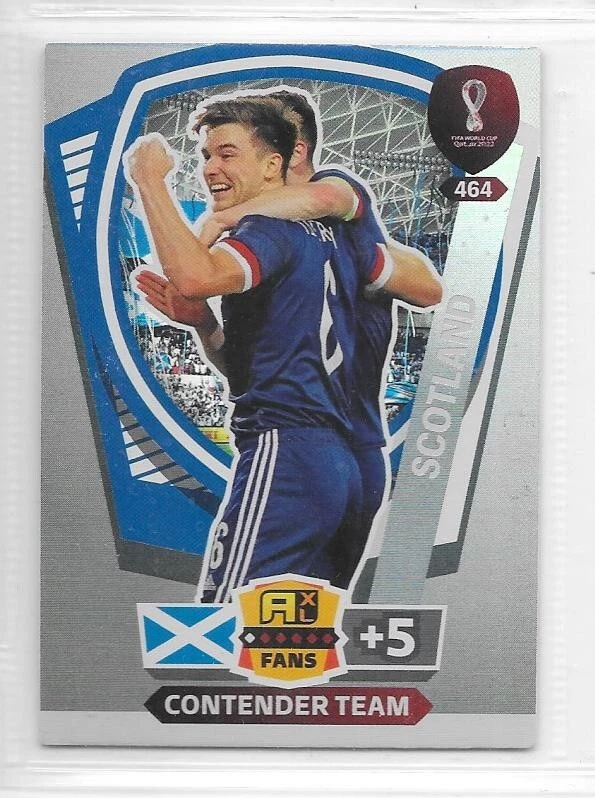 Carte adrenalyn panini - Qatar 2022 - Ecosse - N°464 - Contender Team - Photo 1/1