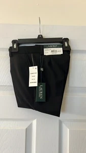 NWT Lauren Ralph Lauren Boys  Dress Pants (black) - SZ 6, 23"W - Picture 1 of 3