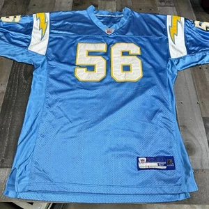 Vintage Reebok Authentic San Diego Chargers Shawne Merriman NFL Jersey Size 52 - Picture 1 of 10