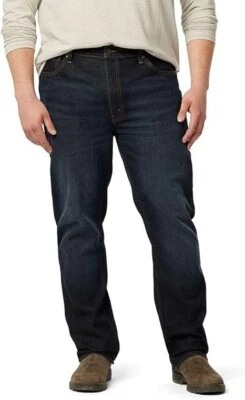 Levi Strauss Signature Gold Men's Straight Fit Flex Jeans Levi's All Sizes - Image 1 of 3