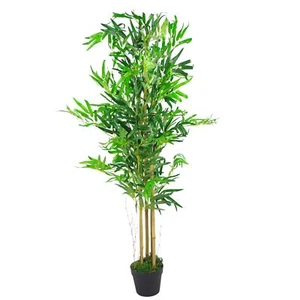 Bambú Artificial Plantas Árboles Madera Natural Tronco 120cm 4ft Realista - Imagen 1 de 3