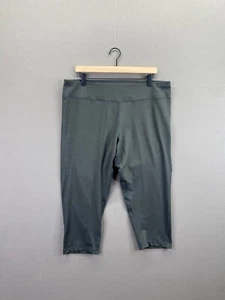 JMS Womens Gray Leggings Knee Length Spandex Size 2X " - Picture 1 of 11