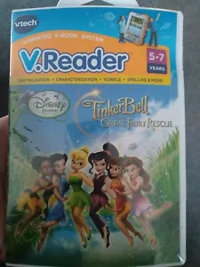 New Sealed Vtech V Reader Tinkerbell and the Great Fairy Rescue - Picture 1 of 1