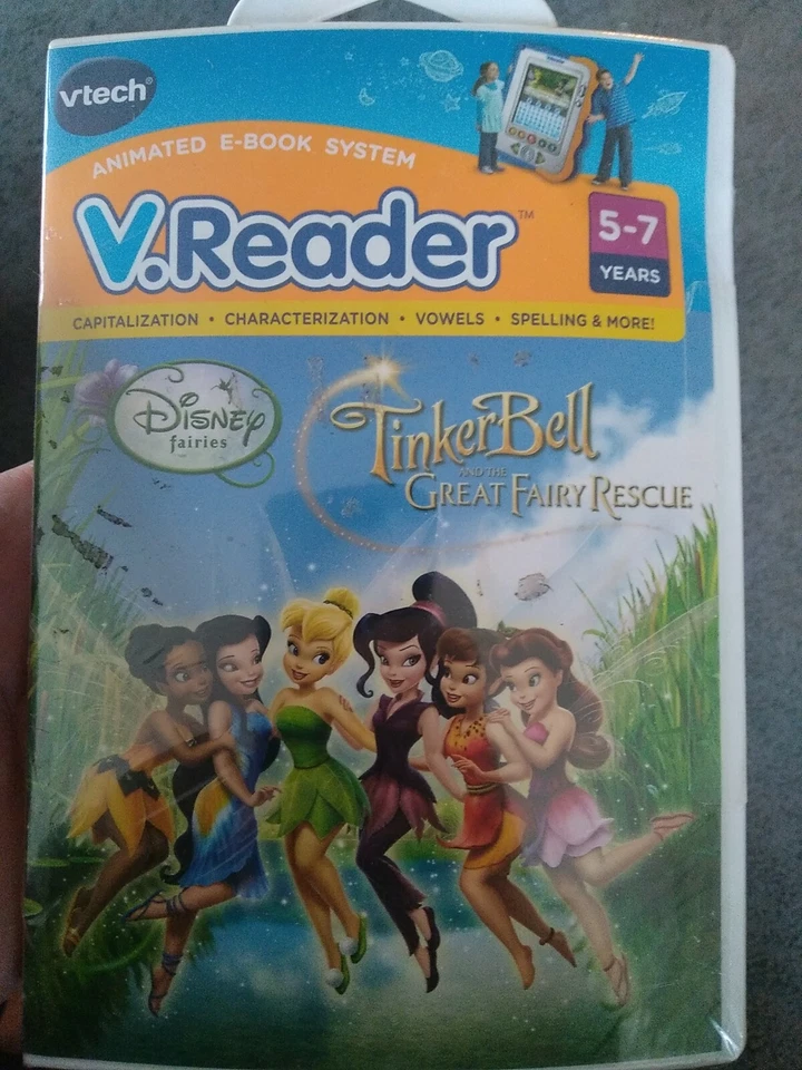 New Sealed Vtech V Reader Tinkerbell and the Great Fairy Rescue - Image 1 of 1