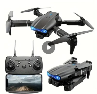E99 Pro UAV With Camera, WiFi Connection Phone APP FPV Double Folding RC... - Image 1 of 3